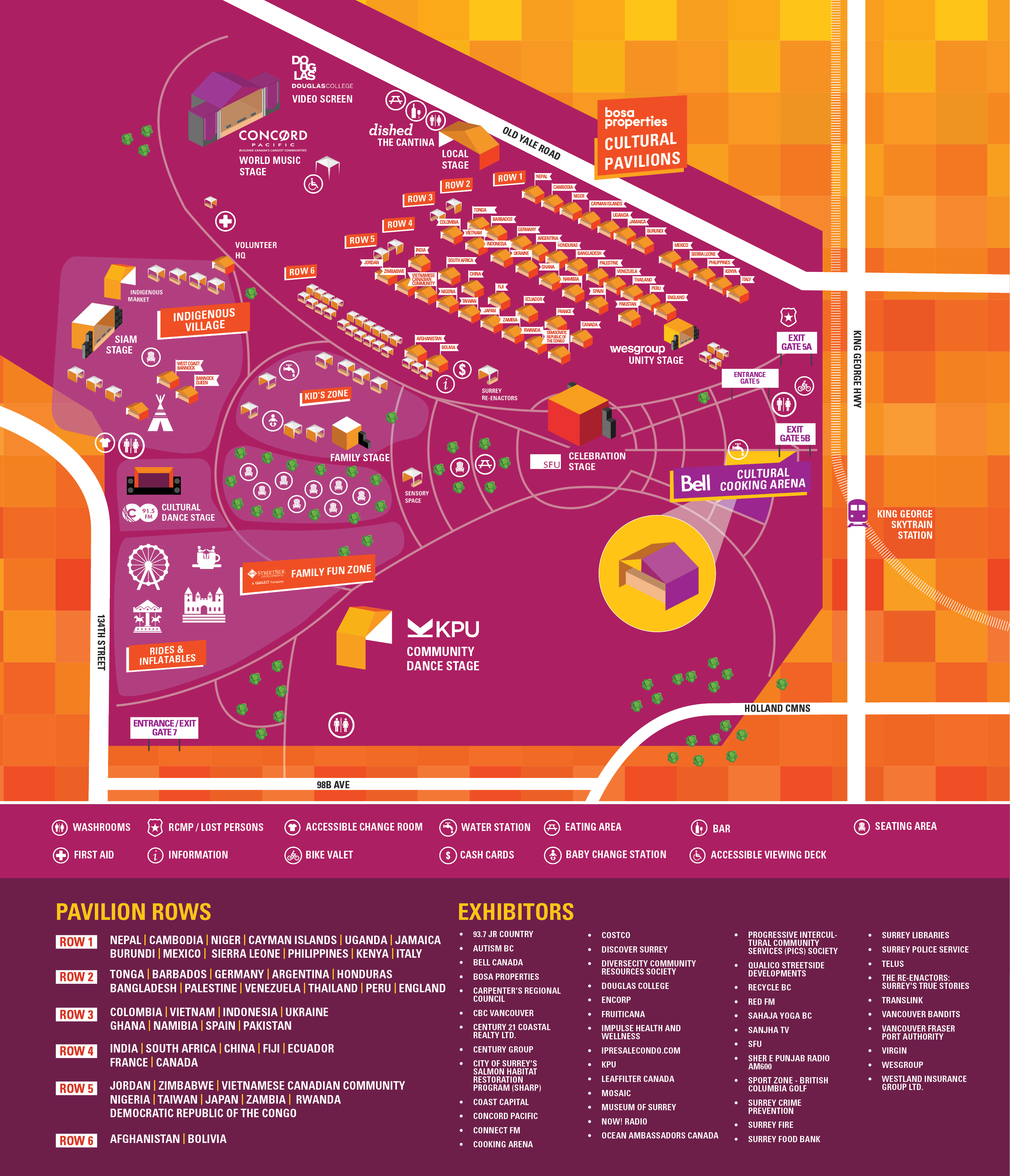 Map Surrey Fusion Festival